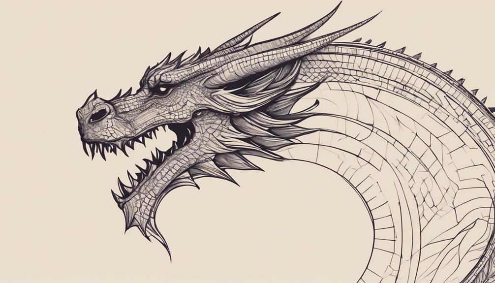 simple dragon hand tattoos