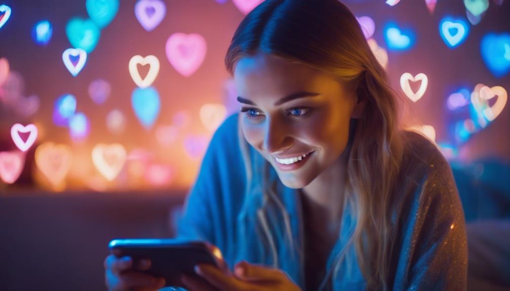 virtual romantic conversations occur