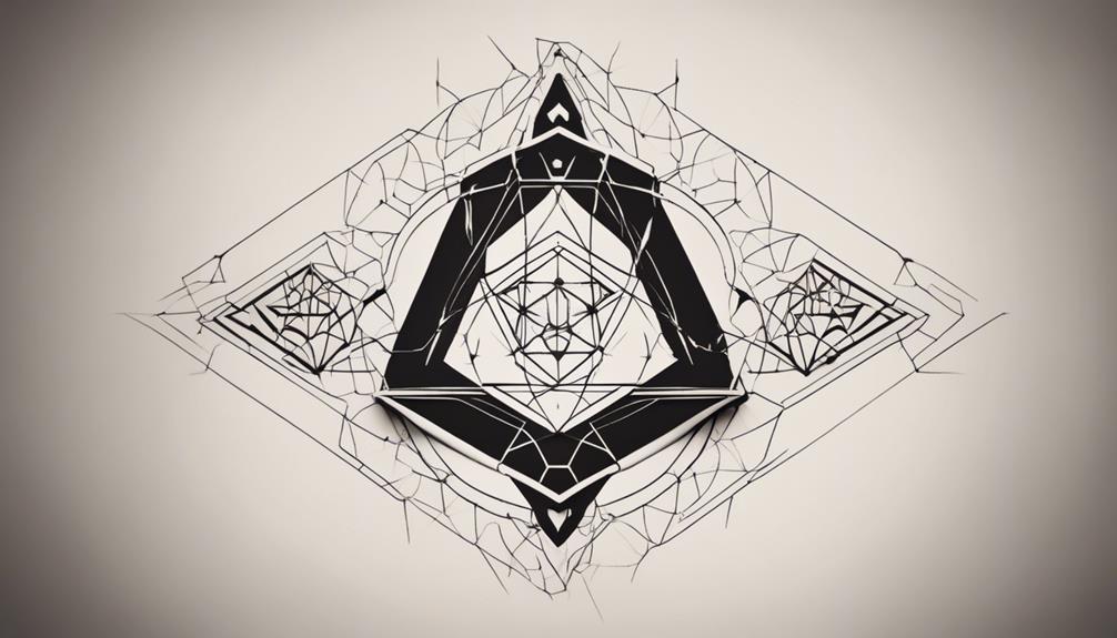 geometric patterns on skin